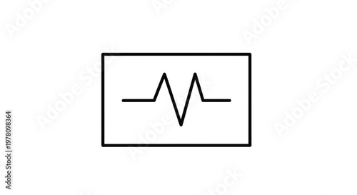 Simple line graph showing fluctuations on a white background