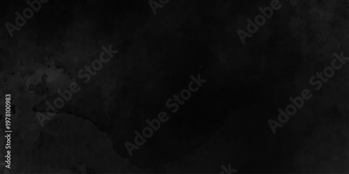 464Abstract dark grey grunge texture. black dramatic smoke brush effect smoke swirls misty fog isolated, background. Gray grunge painted paper textured canvas for design watercolor scraped vector.