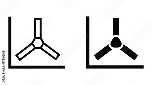 Comparison of mechanical three-way valve designs in piping systems