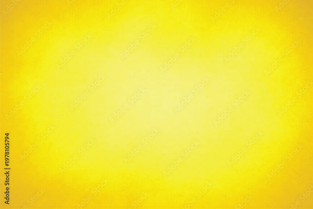 Obraz premium Bright Yellow Gradient Background with Soft Vignette Texture