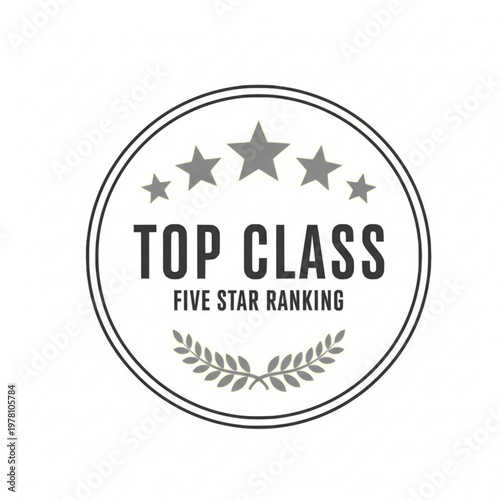 Simple Star Ranking Badge