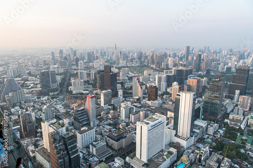 タイ バンコクの夕景