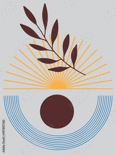 Colorful Abstract Geometric Pattern Background for Digital Use