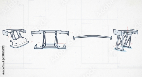 Three different types of industrial metal clamps shown in a line.