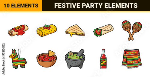 Mexican Food and Festival Celebration Assets