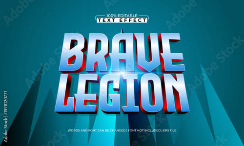 Brae Legion Editable Text Effect - Medieval Fantasy Typography for Heroic and Epic Design