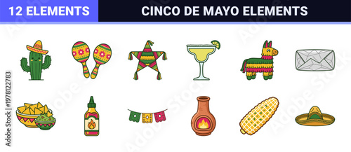 Mexican Fiesta Holiday Asset Sheet
