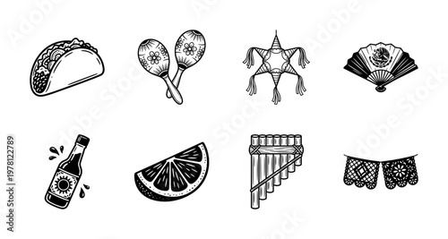 Mexican Folk Art Celebration Assets