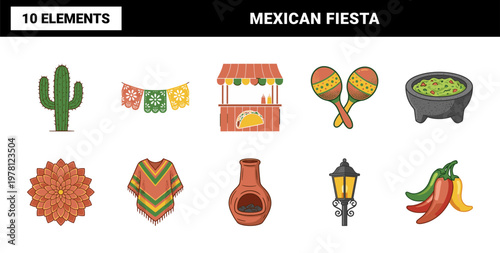 Mexican Fiesta Celebration Asset Sheet