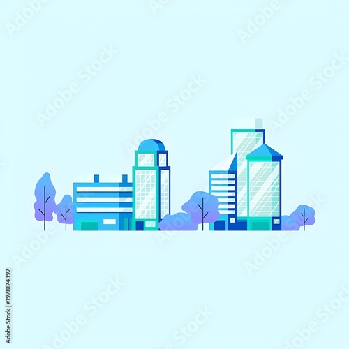 vector illustration of city
