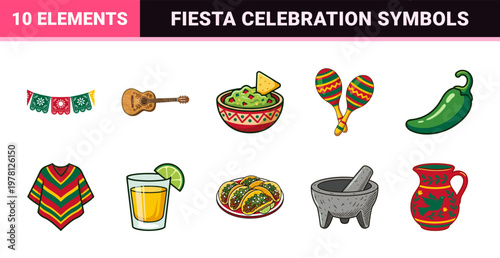 Mexican Fiesta Heritage Graphic Set