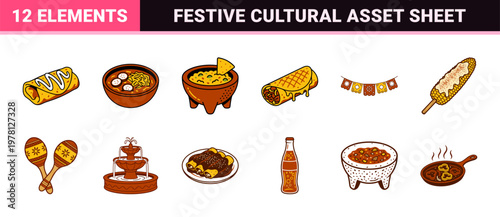 Mexican Food and Culture Asset Sheet