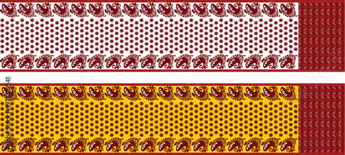 saree design illustration