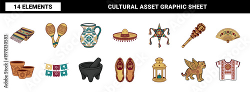 Mexican Folk Art Cultural Asset Kit