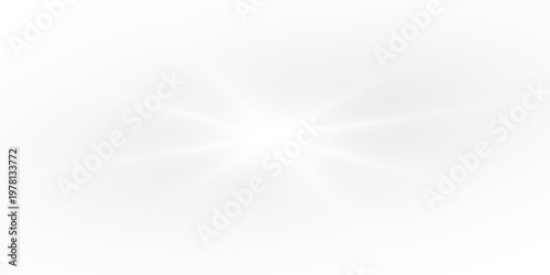 Tableau sur toile Bright glowing star light effect on transparent background