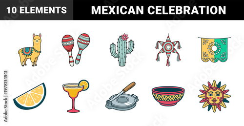Cinco de Mayo Festive Celebration Asset Sheet