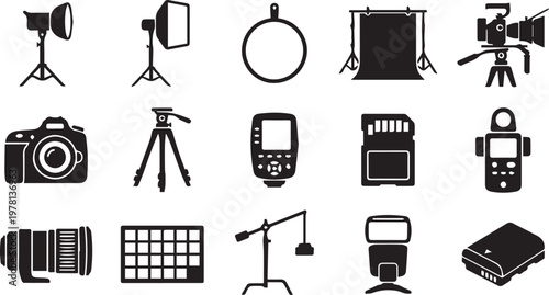 Professional studio lighting and photography equipment for World Photography Day
