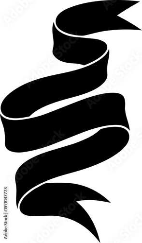 Elegant silk ribbon banner vector luxury satin flowing waving label