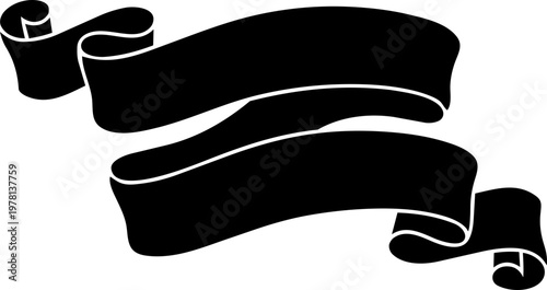 Elegant silk ribbon banner vector luxury satin flowing waving label