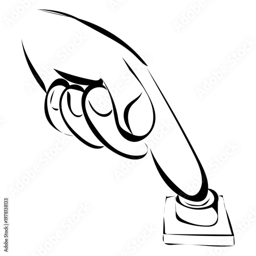 Einen Knopf drücken 