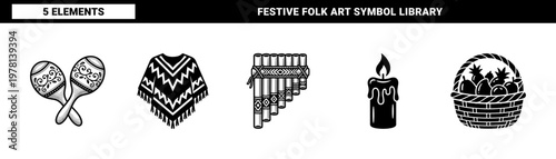 Mexican Folk Art Celebration Assets