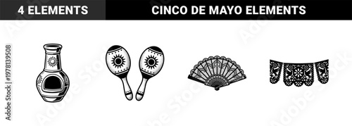 Mexican Festive Celebration Asset Sheet