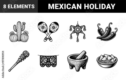 Cinco de Mayo Festive Cultural Asset Sheet