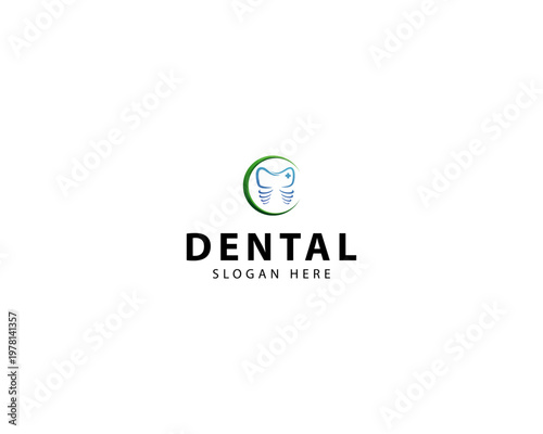 Modern dental logos feature clean teeth icons with smooth curves and a minimalist style, representing oral care, dentistry, and professional dental services.