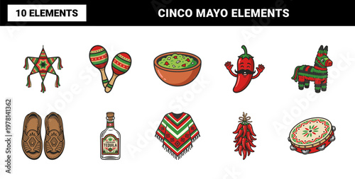 Cinco de Mayo Celebration Asset Sheet