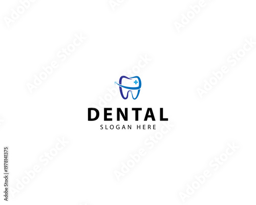  Dental Logo Design. Dental Smile Logo Template.