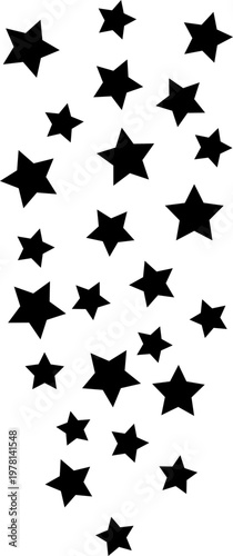 Festive falling confetti vector