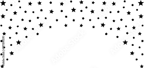 Festive falling confetti vector
