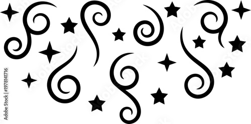 Festive falling confetti vector