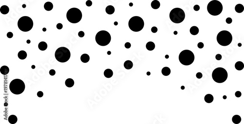 Festive falling confetti vector