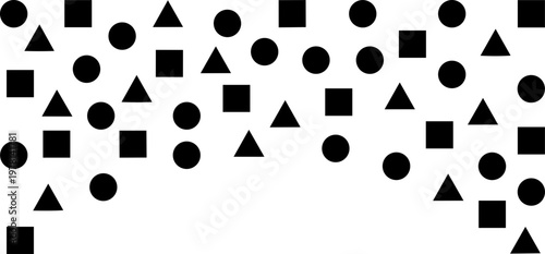 Festive falling confetti vector