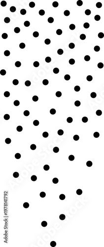 Festive falling confetti vector