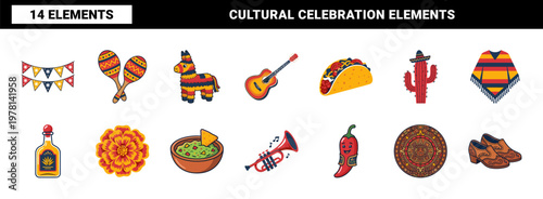 Cinco de Mayo Celebration Asset Sheet
