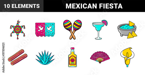 Mexican Fiesta Tradition Elements