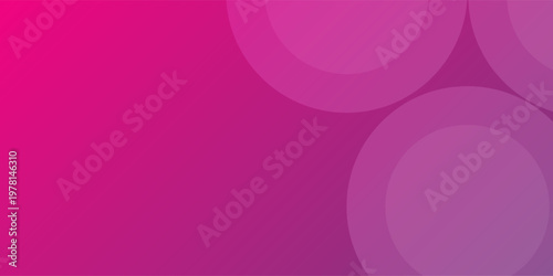 Minimalist composition featuring smooth magenta tones with translucent circular shapes.