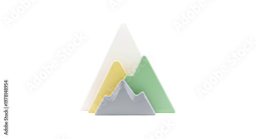 Pastel Mountain Stack