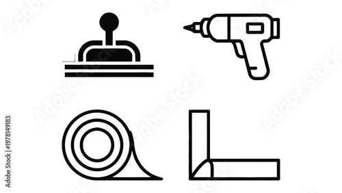 Craftsman's Toolbox: An assortment of essential tools is neatly arranged, ready to tackle any project with precision and skill.