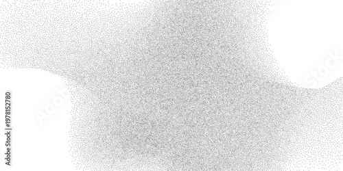 Vector grunge noise texture overlay with fine grains isolated on white background, abstract grain pattern surface, graphic illustration art