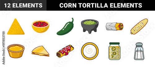 Mexican Food Snack Graphics