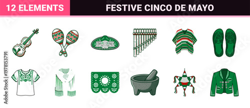 Mexican Fiesta Celebration Assets