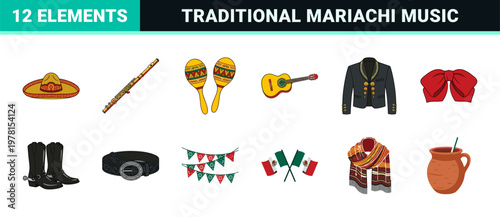 Mexican Mariachi Celebration Assets