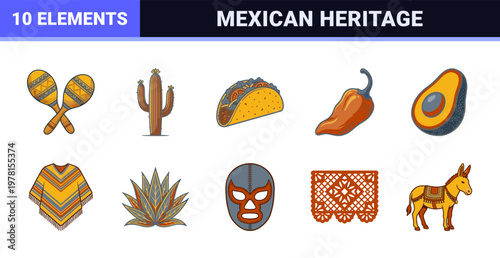 Traditional Mexican Cultural Elements Kit