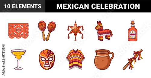 Mexican Fiesta Celebration Elements