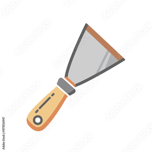 Putty Knife Illustration