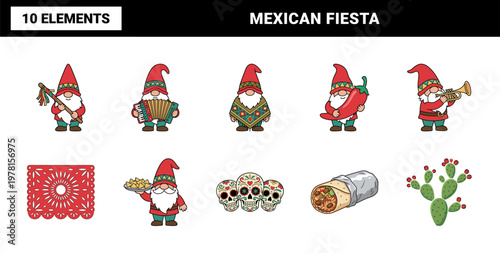 Mexican Fiesta Gnome Celebration Kit