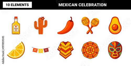 Traditional Mexican Fiesta Asset Sheet
